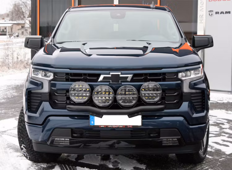 Q-light extraljusbåge Chevrolet Silverado 2023+