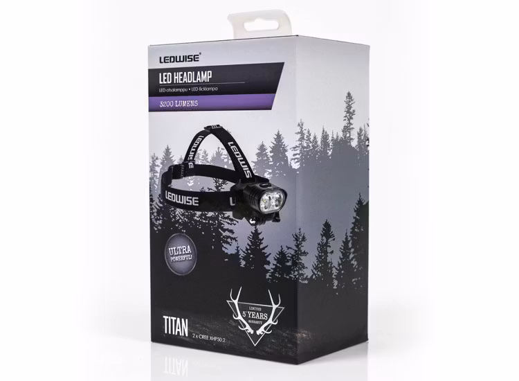 Pannlampa Ledwise Titan 2 6000K 3200lm