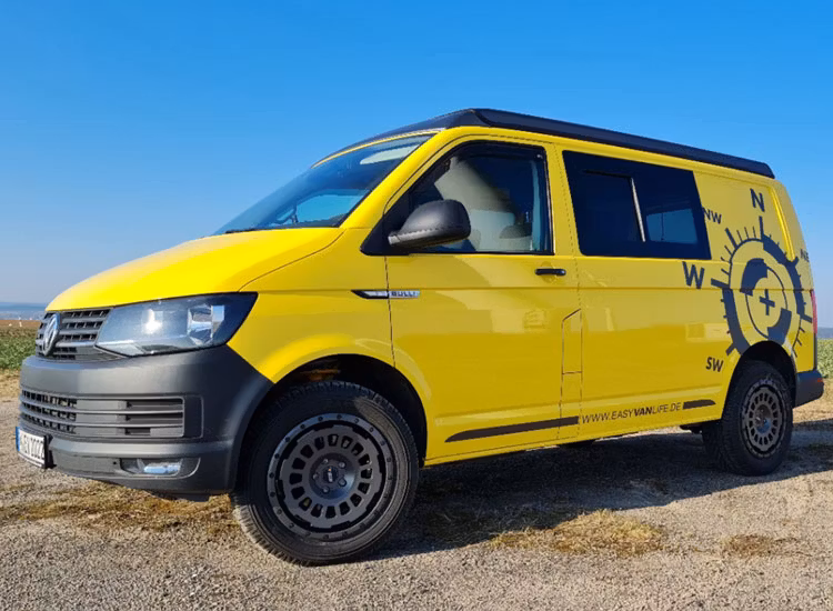 Twin Monotube Projekt Granit AT 8X18 ET45 VW T5 / T6 / T6.1 / Amarok