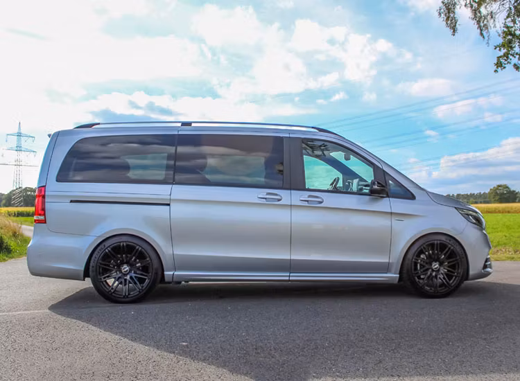 Twin Monotube Fälg Svarta Konkav 9x20 Vito / V-Klass V447