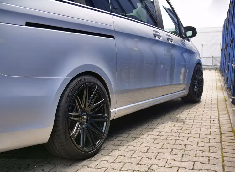 Twin Monotube Fälg Svarta Konkav 9x20 Vito / V-Klass V447