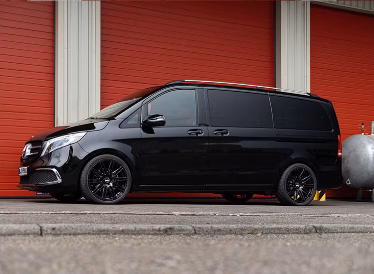 Twin Monotube Fälg Svarta Konkav 9x20 Vito / V-Klass V447