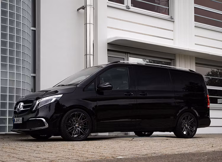 Twin Monotube Fälg Svarta Konkav 9x20 Vito / V-Klass V447