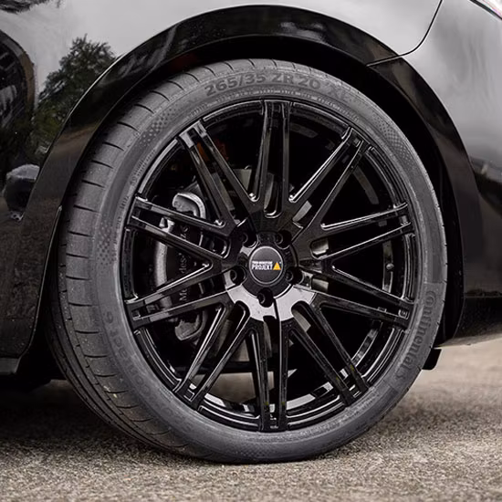 Twin Monotube Fälg Svarta Konkav 9x20 Vito / V-Klass V447