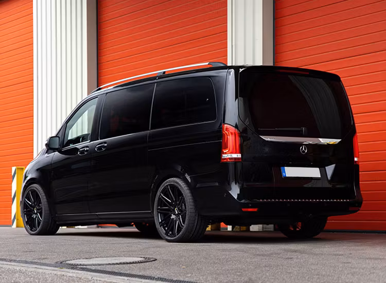 Twin Monotube Fälg Svarta Konkav 9x20 Vito / V-Klass V447