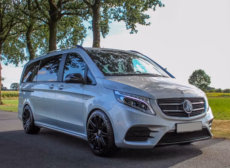 Twin Monotube Fälg Svarta Konkav 9x20 Vito / V-Klass V447