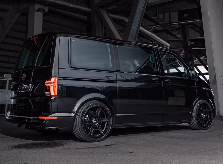 Twin Monotube Projekt Satinsvart AT5 9X20 ET43 VW T5 / T6 / T6.1