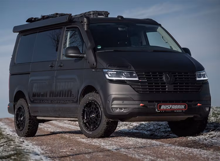 Twin Monotube Projekt Granit konkav AT5 8X17 ET40 VW T5 / T6 / T6.1