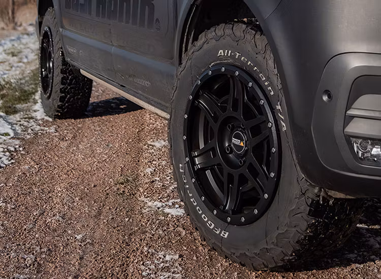 Twin Monotube Projekt Granit konkav AT5 8X17 ET40 VW T5 / T6 / T6.1