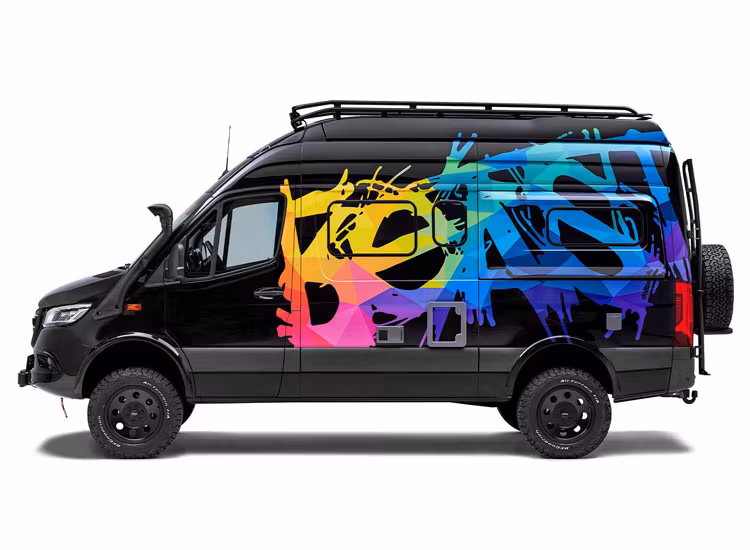 Höjningsfjädring 40mm Mercedes Sprinter 2019+