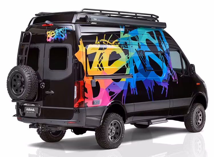 Höjningsfjädring 40mm Mercedes Sprinter 2019+