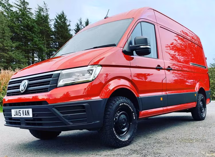 Höjningssats Pedders 30mm Volkswagen Crafter 2017+ ink 4-Motion