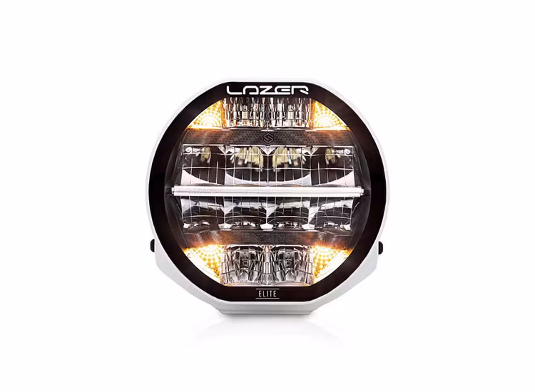 Lazer Sentinel Elite 7 tum vit med positionsljus