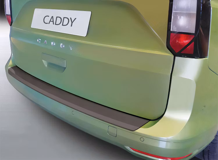 Stötfångarskydd svart VW Caddy Mk5 2020+ (olackad svart stötfångare)
