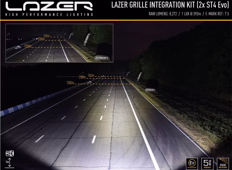 Extraljuskit Lazer ST-4 Mercedes Citan 2022+