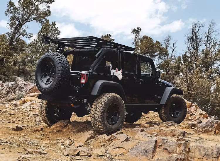 Front Runner takplattform Slimline II Jeep Wrangler JK 4 Door 2007-2018