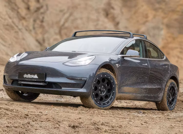 Höjningssats Delta 4X4 35mm Tesla model 3 / Model Y 2017+