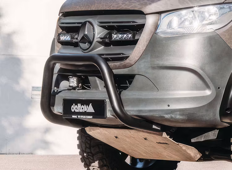 Frontbåge basic 76mm svart Delta 4x4 Mercedes Sprinter 2018+