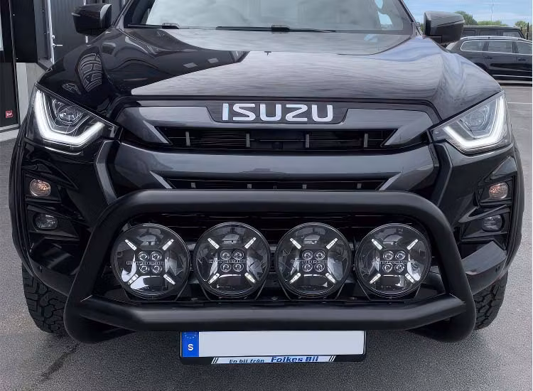 Frontbåge för 4st extraljus Isuzu D-Max 2020+