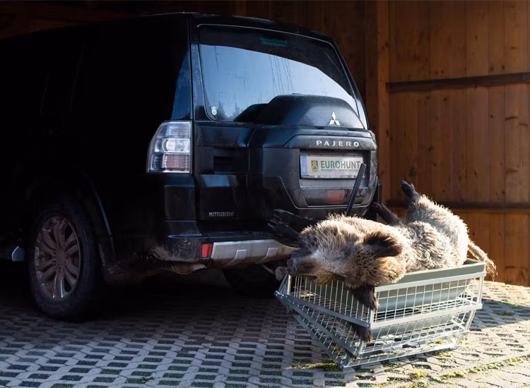 Lastkorg 890x585x200 förzinkad med tiltbart snabbfäste