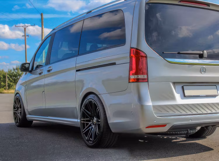 Twin Monotube fälg polerad konkav 9x20 Vito / V-Klass V447