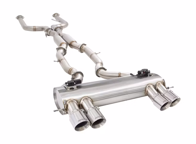 XFORCE 3″ Twin Cat-Back System med Varex ljuddämpare BMW M3 G80 Competition 2020+