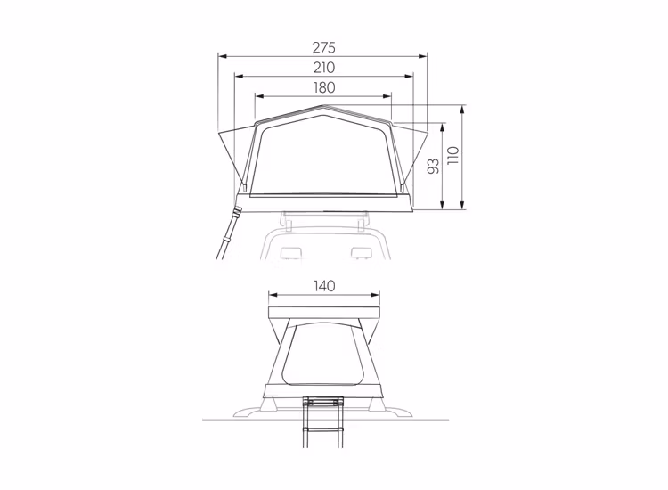 Dometic TRT 140 AIR taktält