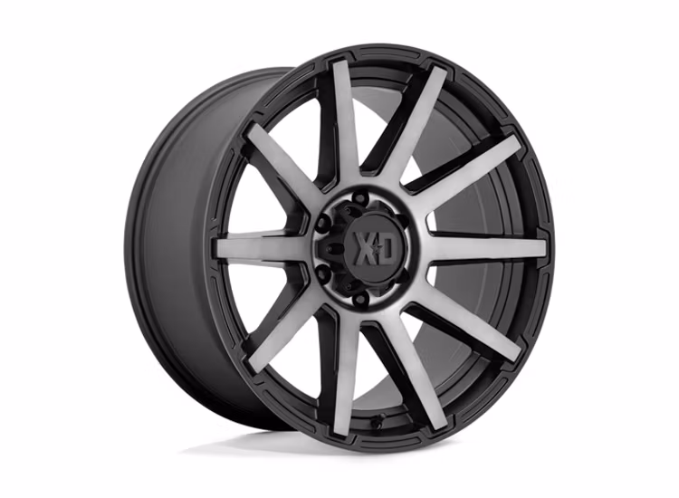 XD847 SATIN BLACK WITH GRAY TINT 10X22 6X139,7 ET12 CB106,1