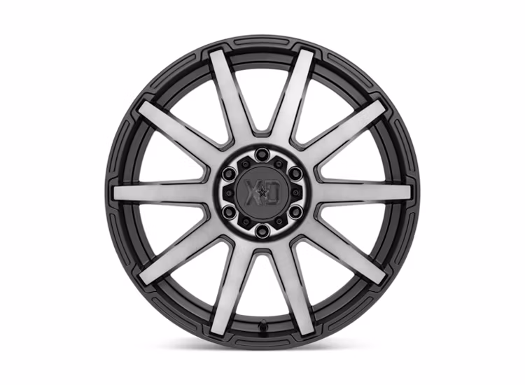 XD847 SATIN BLACK WITH GRAY TINT 10X22 6X139,7 ET12 CB106,1