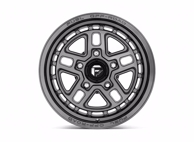 Fuel Off-Road Nitro Gray 17X9 5/127 ET-12 Jeep Gladiator / Jeep Wrangler