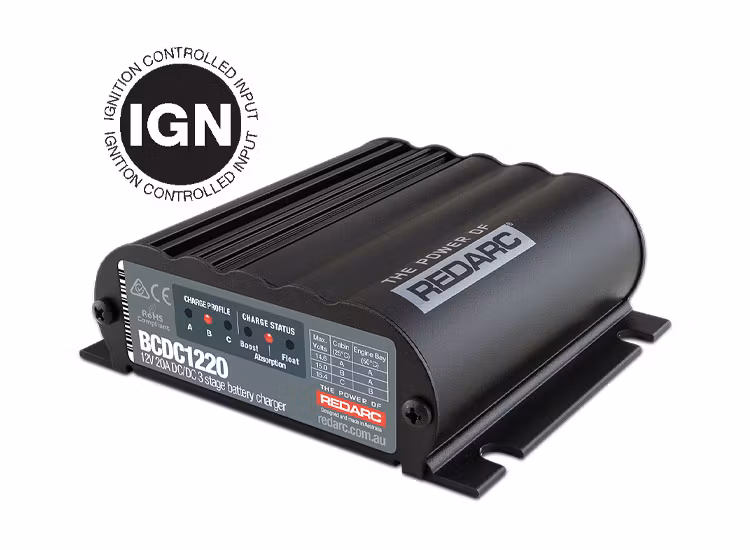 REDARC BCDC1220-IGN DC-DC Batteriladdare 20A