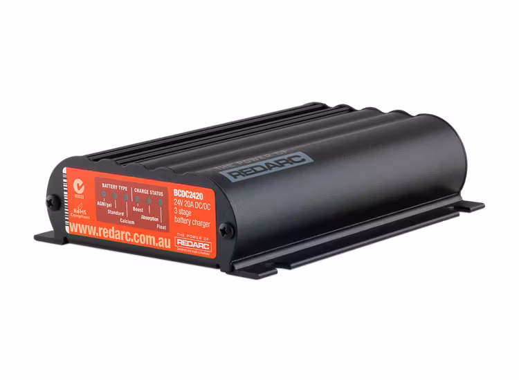 REDARC BCDC2420 24V 20A DC-DC Laddare med MPPT solcellsregulator