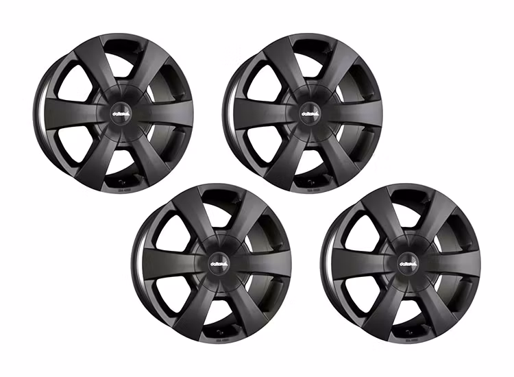 Delta fälgpaket WP Mattsvart 17" ET35 6/114.3