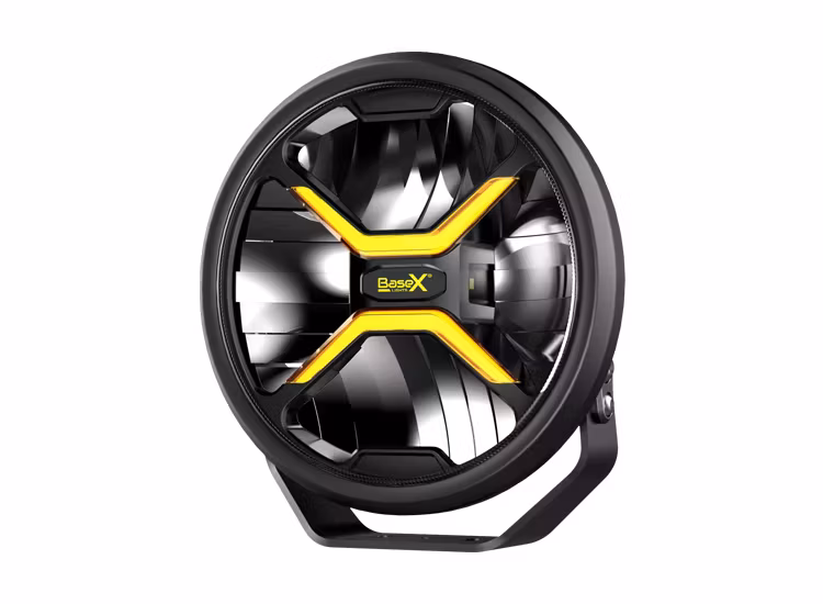 BaseX Lights 9″ LED-extraljus med positionsljus