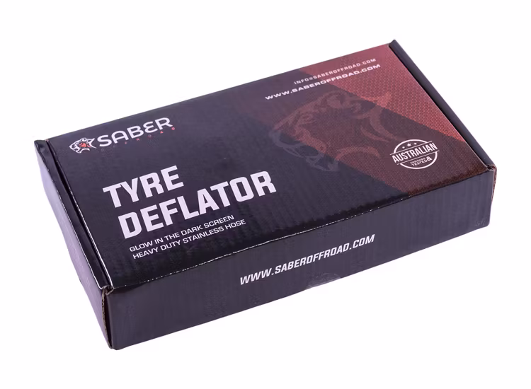 Saber däcktrycksklocka för tömning