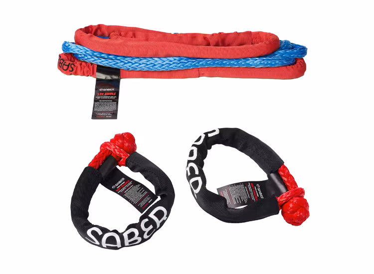 SABER 12mm SaberPro bridle & Dubbla 15K soft schacklar kit