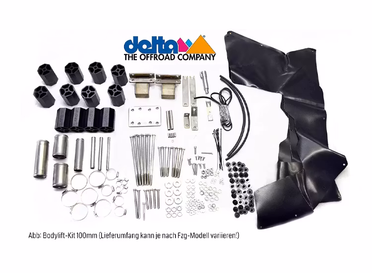 Karosshöjning Delta 4X4 100mm VW Amarok 2023+