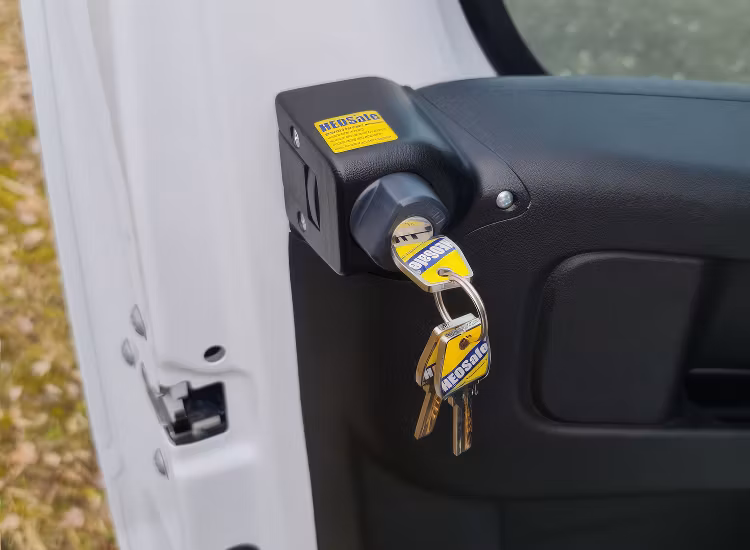 Heosafe säkerhetslås framdörrar Fiat Ducato / Jumper / Boxer 2021+