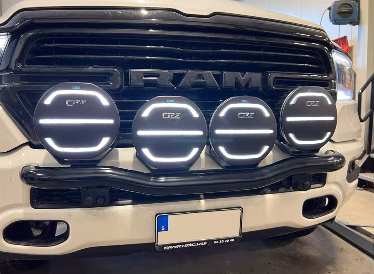 Q-light extraljusbåge Inkl. 4st OZZ 9" LED extraljus Dodge Ram 1500 2019+
