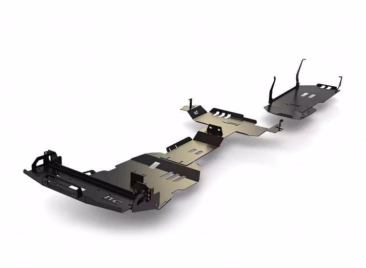 Offroadpaket svart 4mm Toyota Land Cruiser 150 Prado J15 2021+