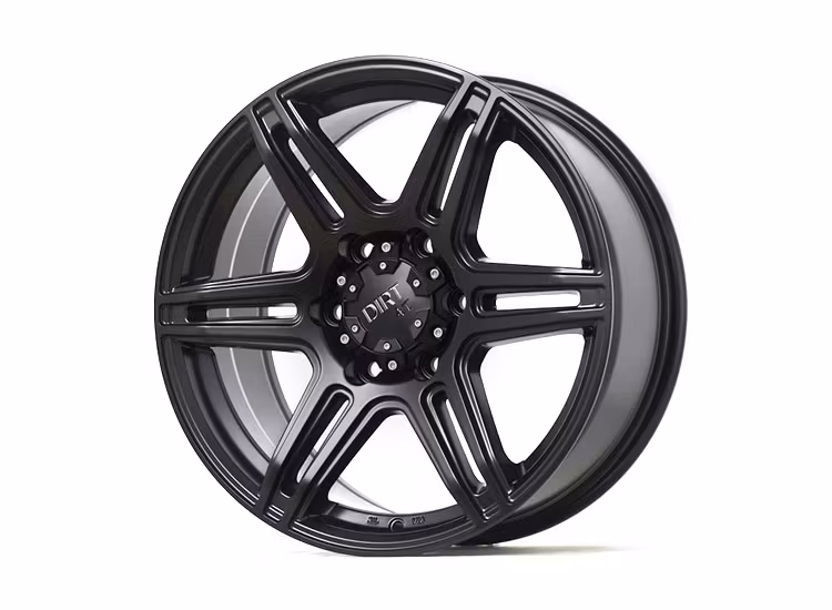 DIRT A.T D47 FLATBLACK 8X18 5X120 ET38 CB74.1 VW T5 / T6 / T6.1