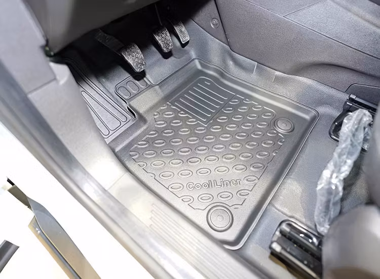 Kupémattor fram med hög kant Transit Courier + Facelift 2014+