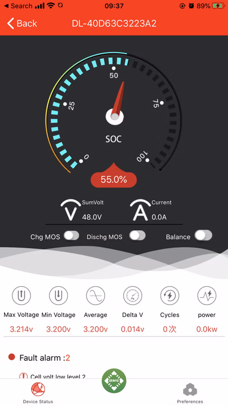 Litiumbatteri Improve 50Ah med inbyggd blåtand