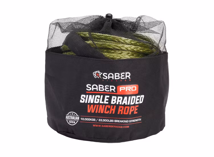 Saber Enflätat vinschrep 9,500KG 30M SaberPro®