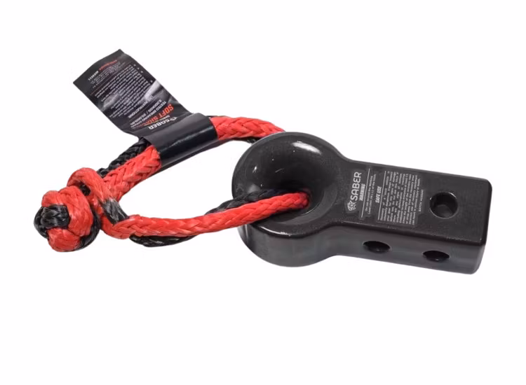 Saber Hitchkrok Cerakote svart & 9K soft schackel