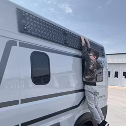 MOLLE-panel universal alu 3mm 239x28cm