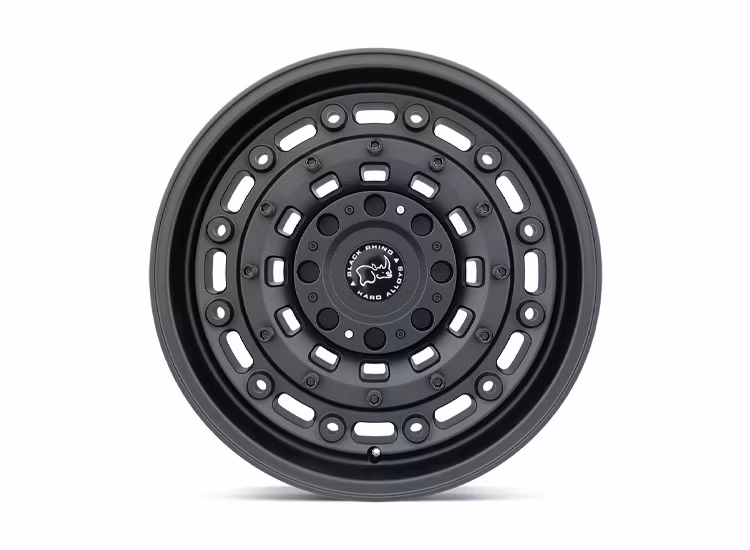 Black Rhino textured matte black arsenal 16x8 / 6X139.7 / ET-10