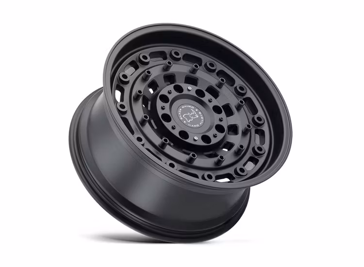 Black Rhino textured matte black arsenal 16x8 / 6X139.7 / ET-10