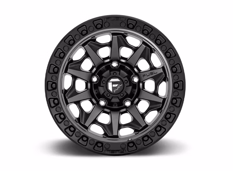 D716 Covert Matte GUN Metal Black FUEL 15x8 / 6x139,7 ET-19
