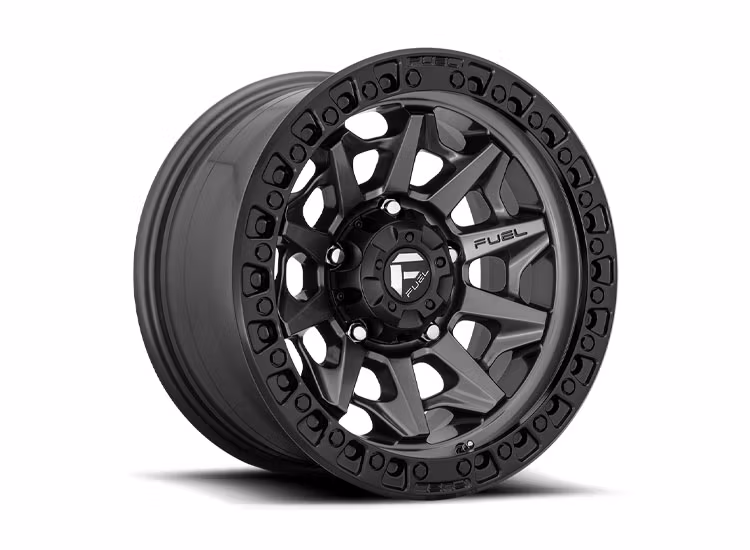 D716 Covert Matte GUN Metal Black FUEL 15x8 / 6x139,7 ET-19